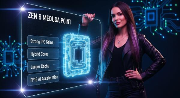 AMD Zen 6 ‘Medusa Point’: IPC Gains and On-Device AI