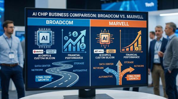 Broadcom vs Marvell: Which AI Chip Giant Will Challenge NVIDIA?