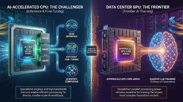 Do We Still Need GPUs? How AI-Accelerated CPUs Could Change HPC