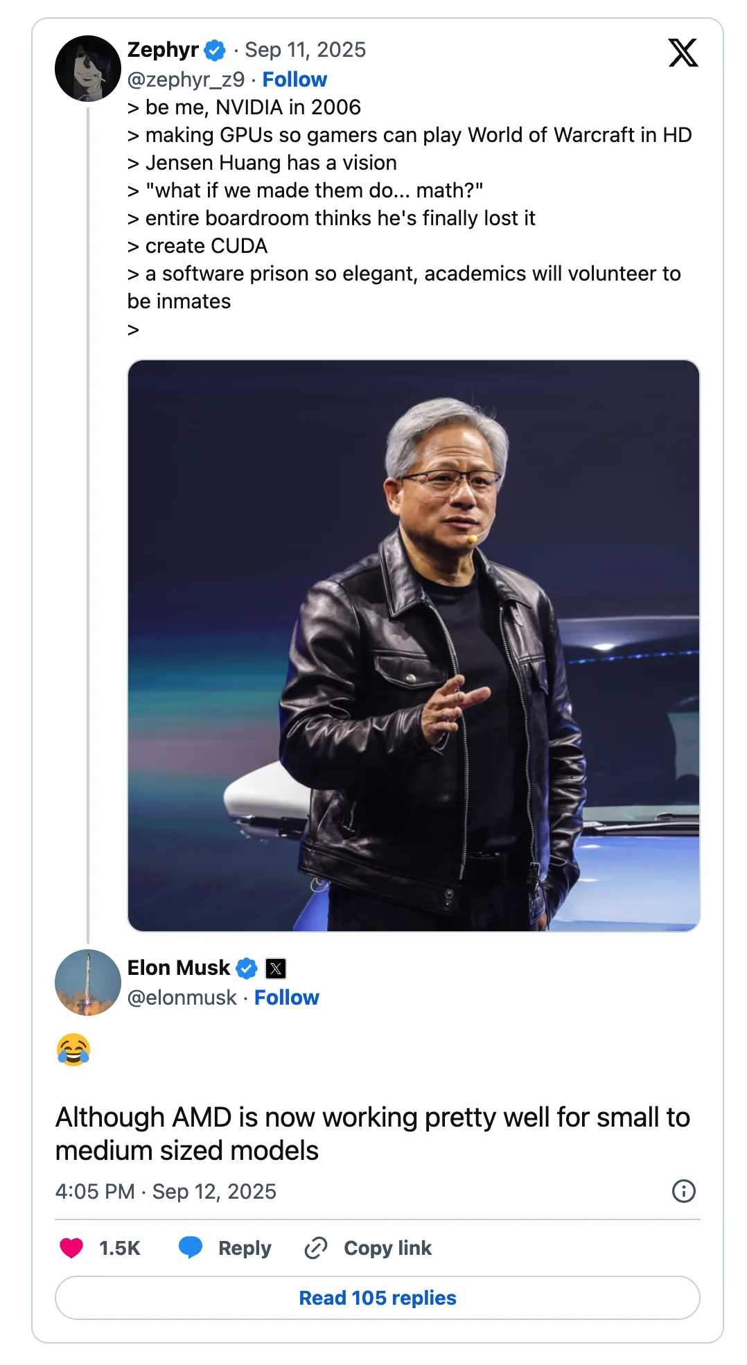 Elon Musk Endorses AMD