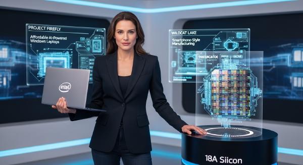Intel Wildcat Lake Targets Budget AI Laptops With 18A
