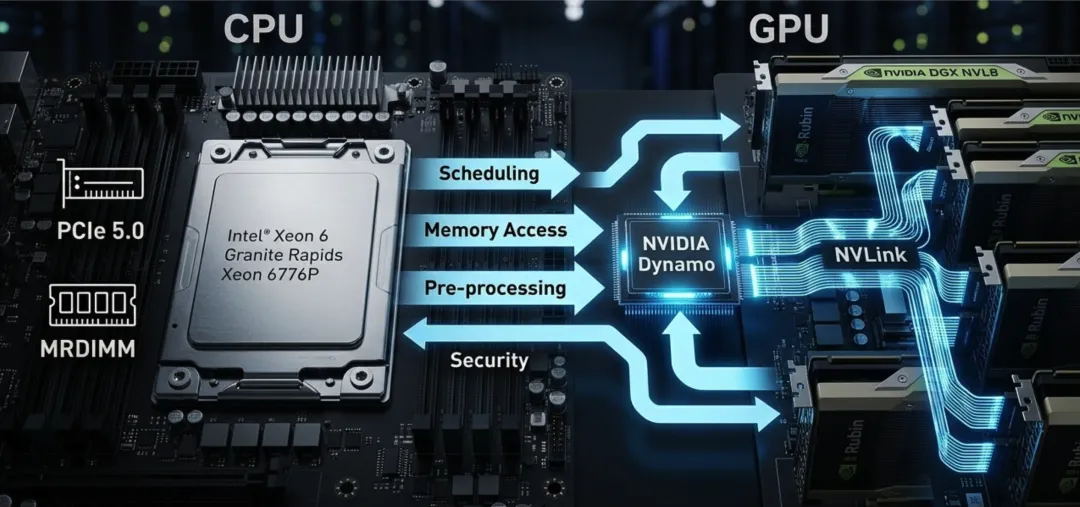 Intel Xeon 6 and Nvidia Rubin