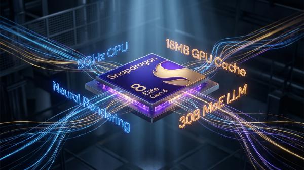 Snapdragon 8 Elite Gen 6: 5GHz CPU, AI GPU and 30B LLMs