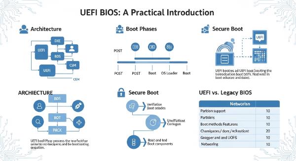 UEFI BIOS Explained: Architecture, Boot Flow, and Secure Boot