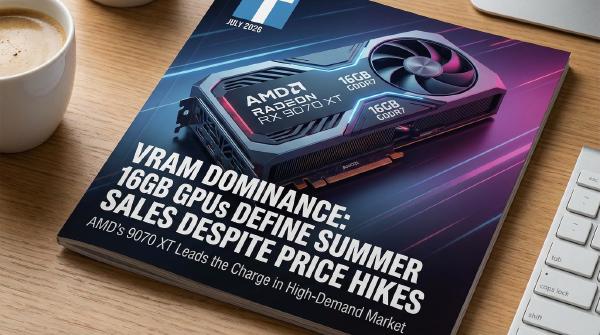 16GB VRAM GPUs Lead Sales Despite 40%+ Price Hikes