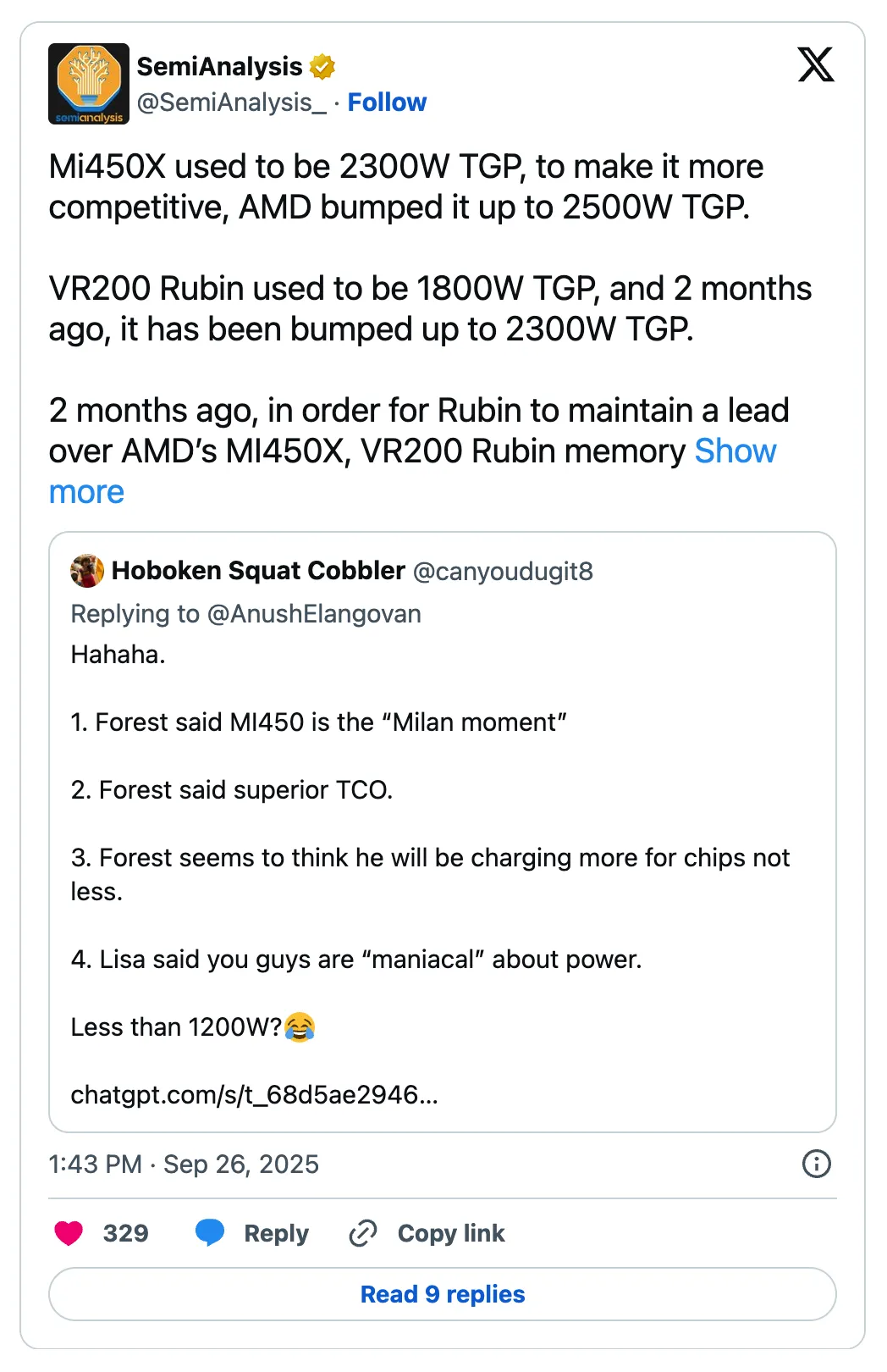 AMD MI450X vs. NVIDIA Rubin