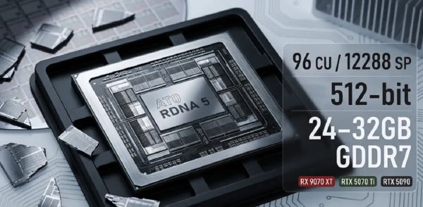 AMD RDNA 5 (UDNA) AT0: 96-CU Flagship and Halo Return