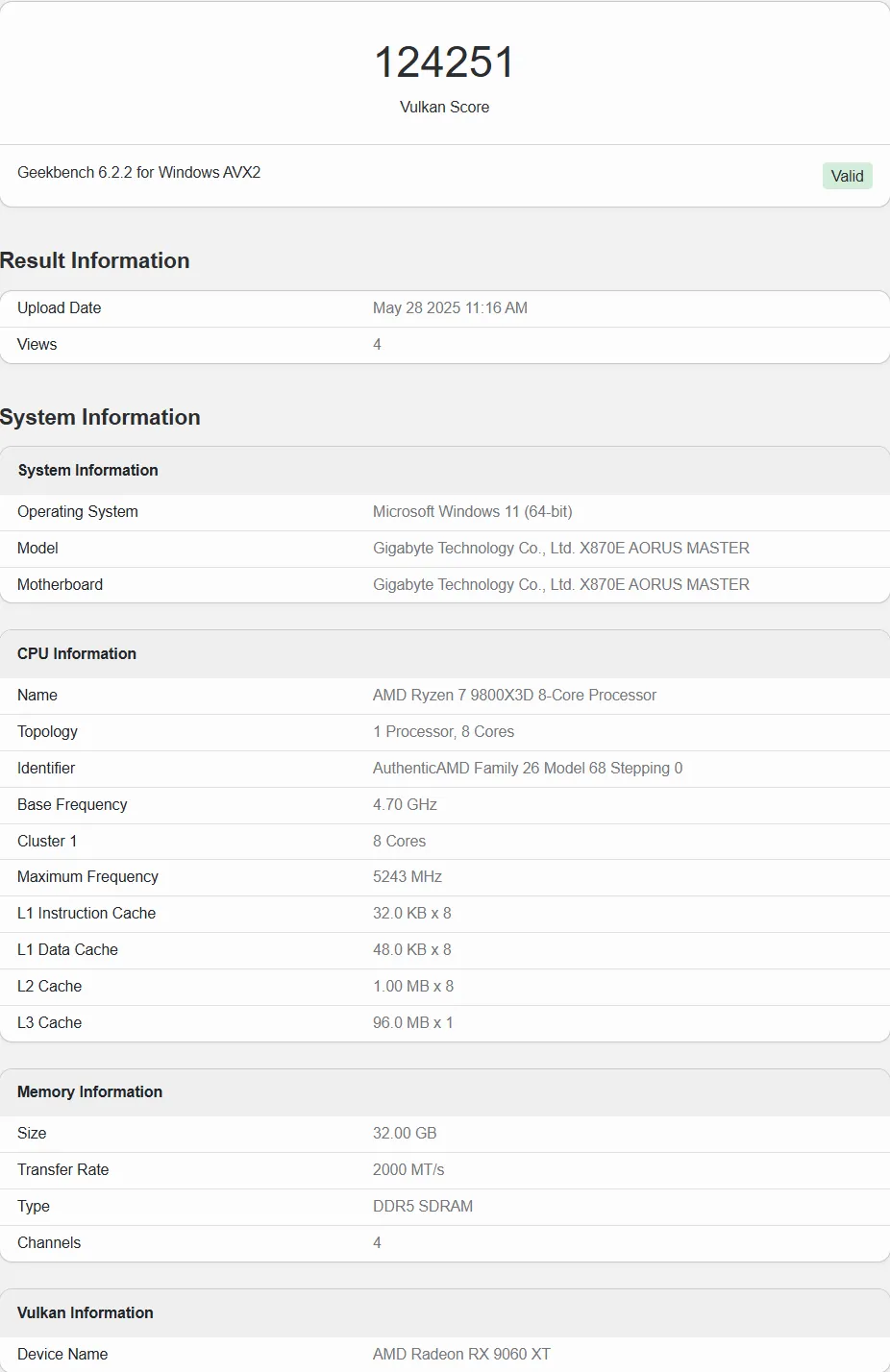AMD Radeon RX 9060 XT