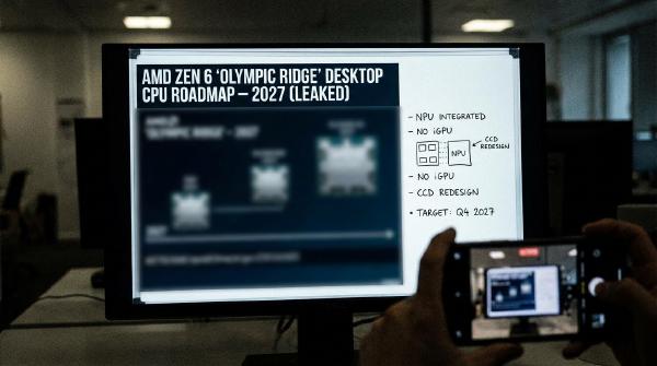 AMD Zen 6 Olympic Ridge Leak: NPU Integration and Major CPU Changes