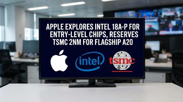 Apple Expands Foundry Strategy with Intel 18A-P While Keeping A20 on TSMC 2nm