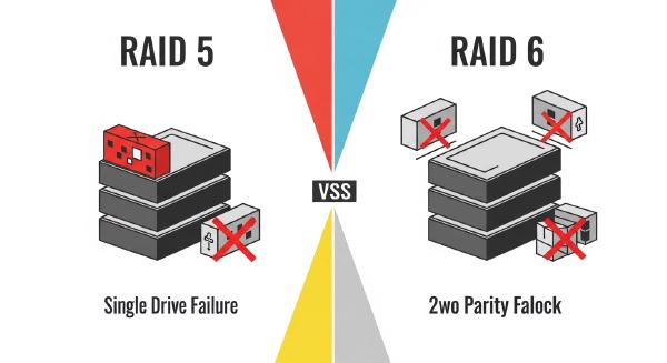 RAID 5 vs RAID 6: Key Differences, Performance, and Reliability