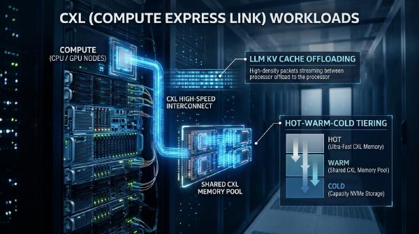 CXL Workloads: KV Cache, Memory Pooling, and Tiering