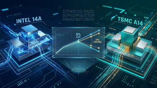 Intel 14A vs. TSMC A14: Why the <5% Gap Is Conservative