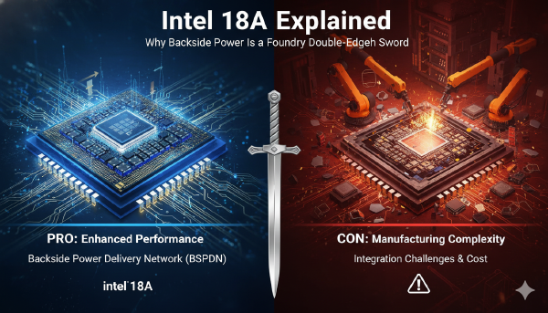 Intel 18A Explained: Why Backside Power Is a Foundry Double-Edged Sword