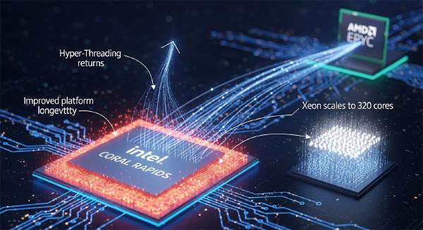 Intel Coral Rapids Leak Reveals 320-Core Xeon and SMT Return