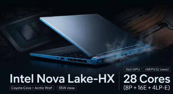 Intel Nova Lake-HX: 28-Core Mobile CPU Architecture Explained