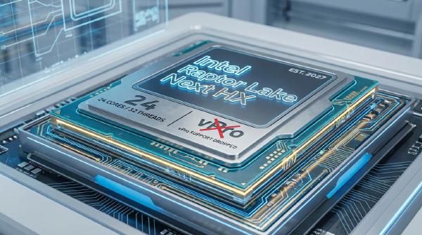 Intel Raptor Lake Next HX CPUs Leak Ahead of 2027 Launch
