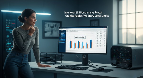 Intel Xeon 654 Benchmarks Reveal Granite Rapids-WS Entry-Level Limits
