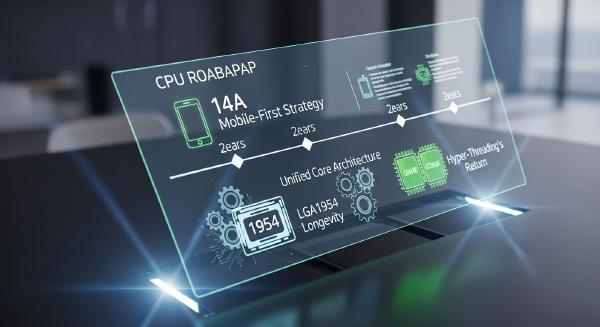 Intel’s 3-Year CPU Roadmap: 14A Process Debuts in Mobile