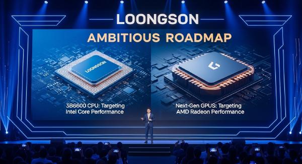 Loongson Targets Intel 14th Gen with New CPU and GPU Roadmap