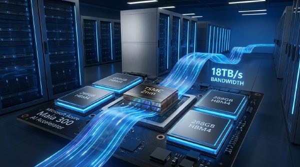 Microsoft Azure Maia 300: Rumored 2nm AI Chip With 288GB HBM4