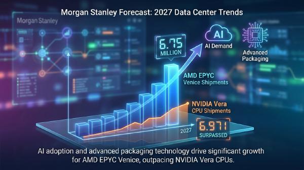 Morgan Stanley: AMD EPYC Venice to Outship NVIDIA Vera in 2027