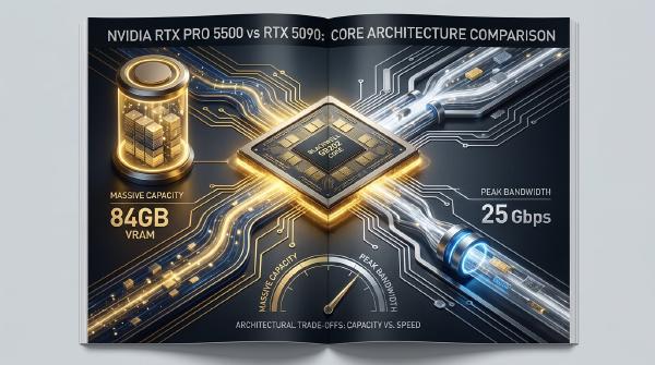 NVIDIA RTX PRO 5500: Why Its VRAM Is 22% Slower