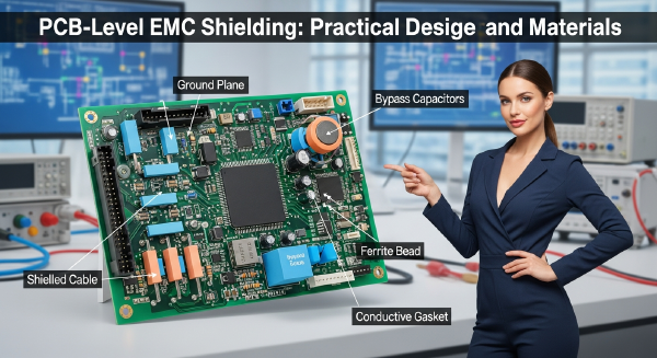 PCB-Level EMC Shielding: Practical Design Rules and Materials