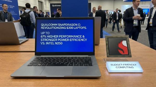 Qualcomm Snapdragon C Challenges Intel N250 in $300 Laptops