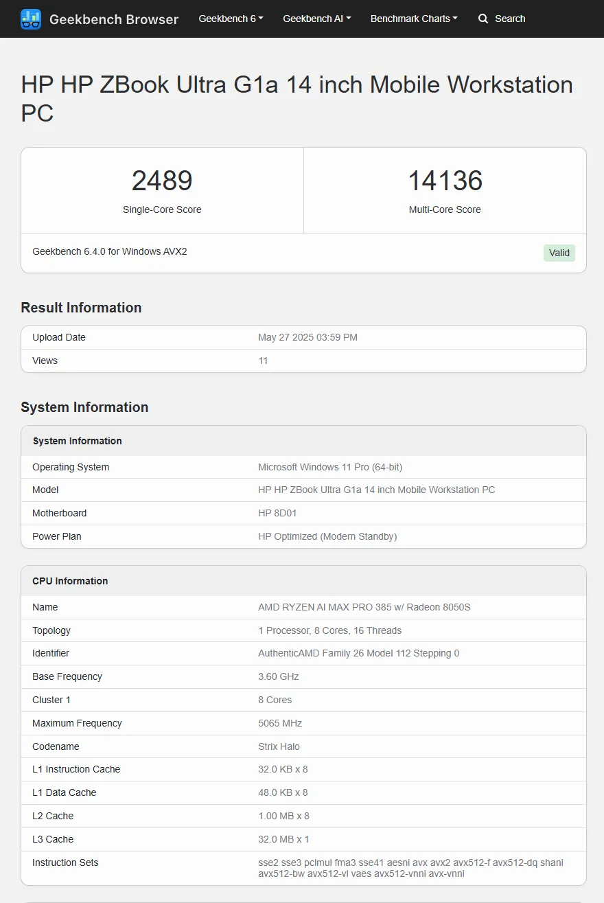 AMD Ryzen AI Max Pro 385