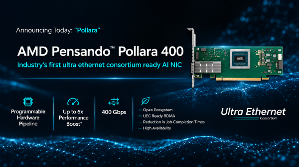 AMD Pensando Pollara 400G NIC Enters AI Data Center Deployment