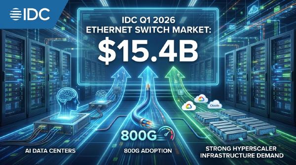 Ethernet Switch Market Hits $15.4B as NVIDIA Leads Data Center Surge
