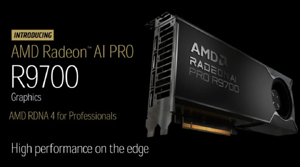 AMD Announces Radeon AI Pro R9700: A $1,299 Workstation GPU for Local AI Computing