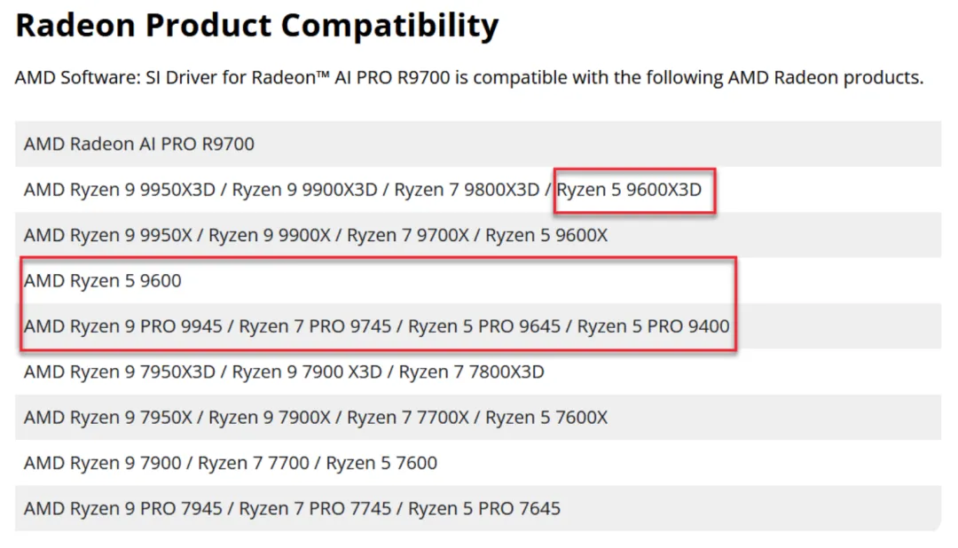 AMD Ryzen 9000 9600X3D