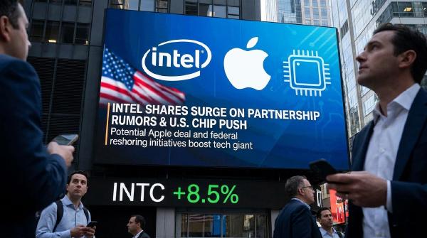 Apple and Intel Chip Partnership Announcement Sparks Market Surge