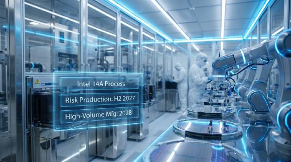 Intel 14A Process Roadmap Accelerates to 2028 HVM