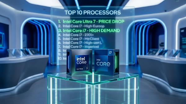 Intel CPUs Reenter Amazon Top 10 After Major Price Cuts