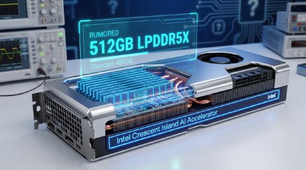 Intel D-Series GPU Rumored to Feature 512GB of LPDDR5X Memory