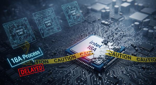 Intel 18A Yield Challenges Delay Mass Production Timeline