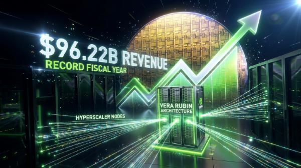 NVIDIA Q2 FY2027 Revenue Hits $96.22B as AI Demand Surges