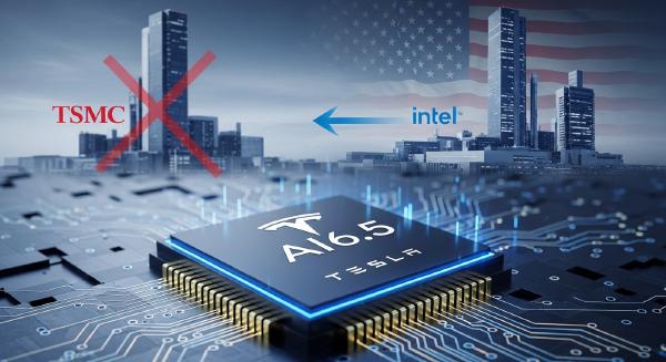 Tesla AI6.5 May Shift to Intel Amid US Manufacturing Push