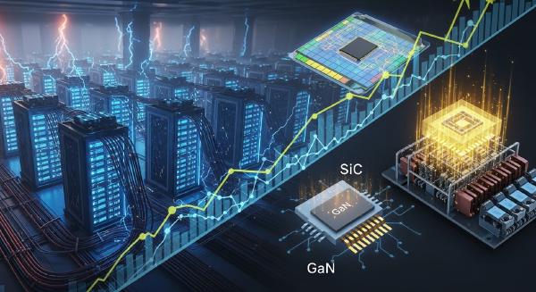 AI Data Centers Drive the Shift to SiC, GaN, and 800V Power