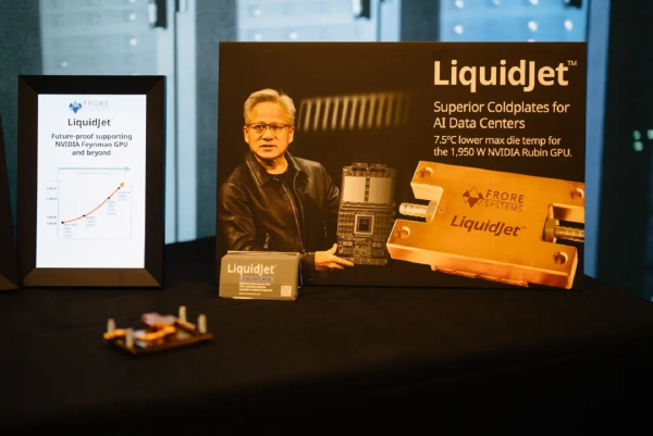 Frore LiquidJet Debuts at CES 2026 to Cool 4400W GPUs