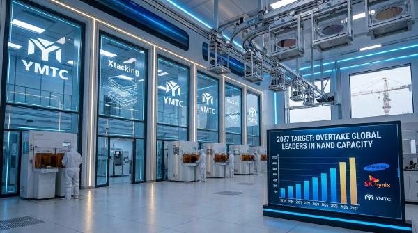 YMTC Targets #1 NAND Market Share by 2027