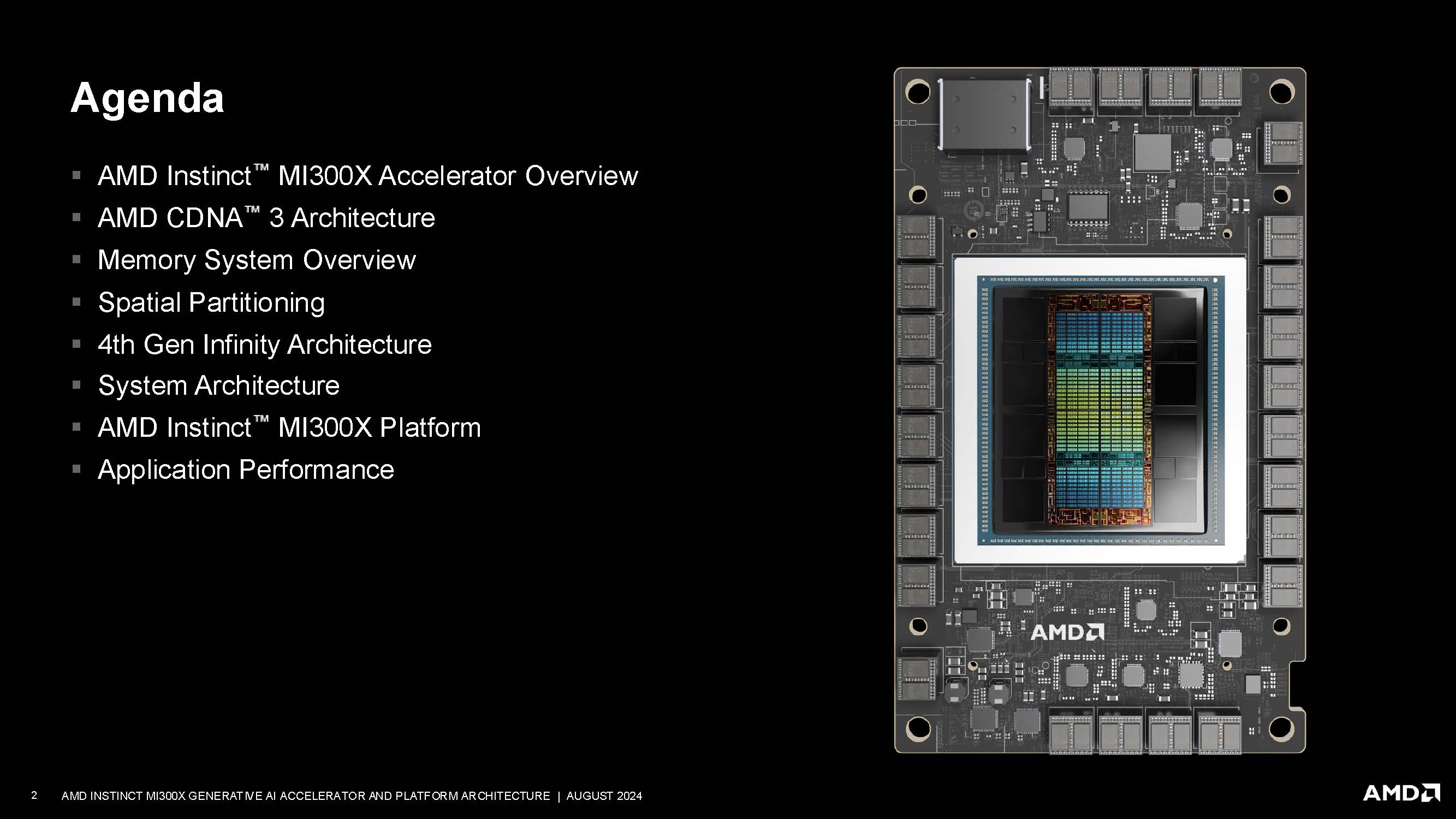 AMD Instinct MI300X at Hot Chips 2024