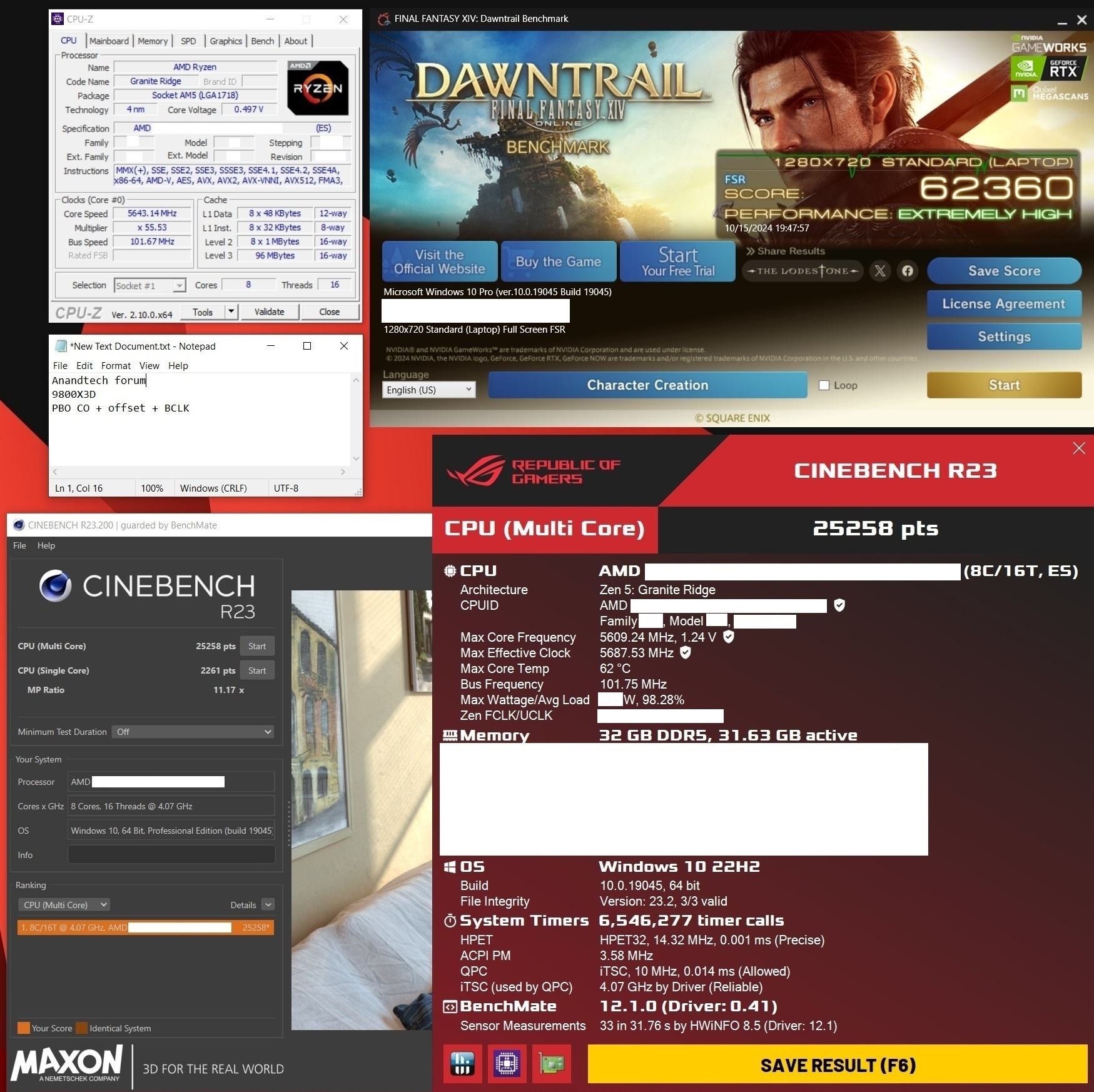 AMD Ryzen 7 98000X3D